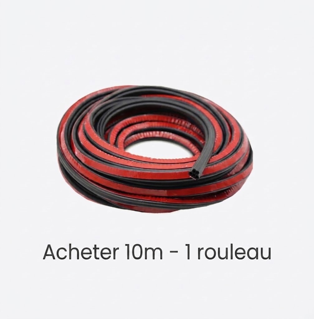 Bande d'étanchéité universelle pour voiture NovaPulse™ (caoutchouc EPDM auto-adhésif)