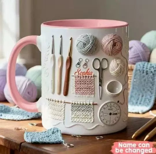 Mug en Céramique Effet Tricot – Design Cocooning