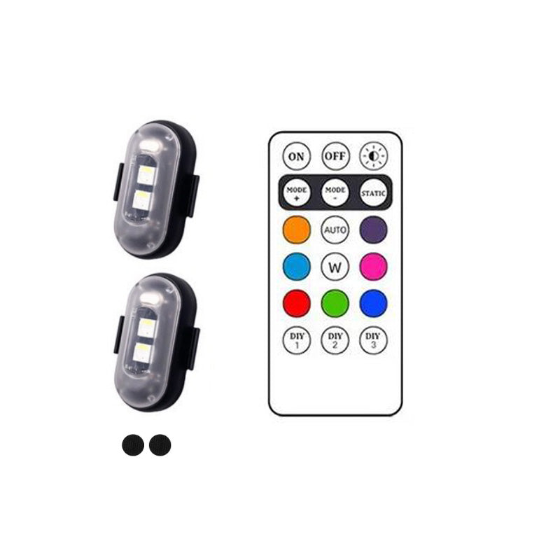 Bande lumineuse LED sans fil avec télécommande OmniLiving™ (8 couleurs)