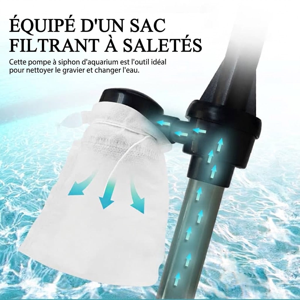 Nettoyeur de gravier électrique pour aquarium