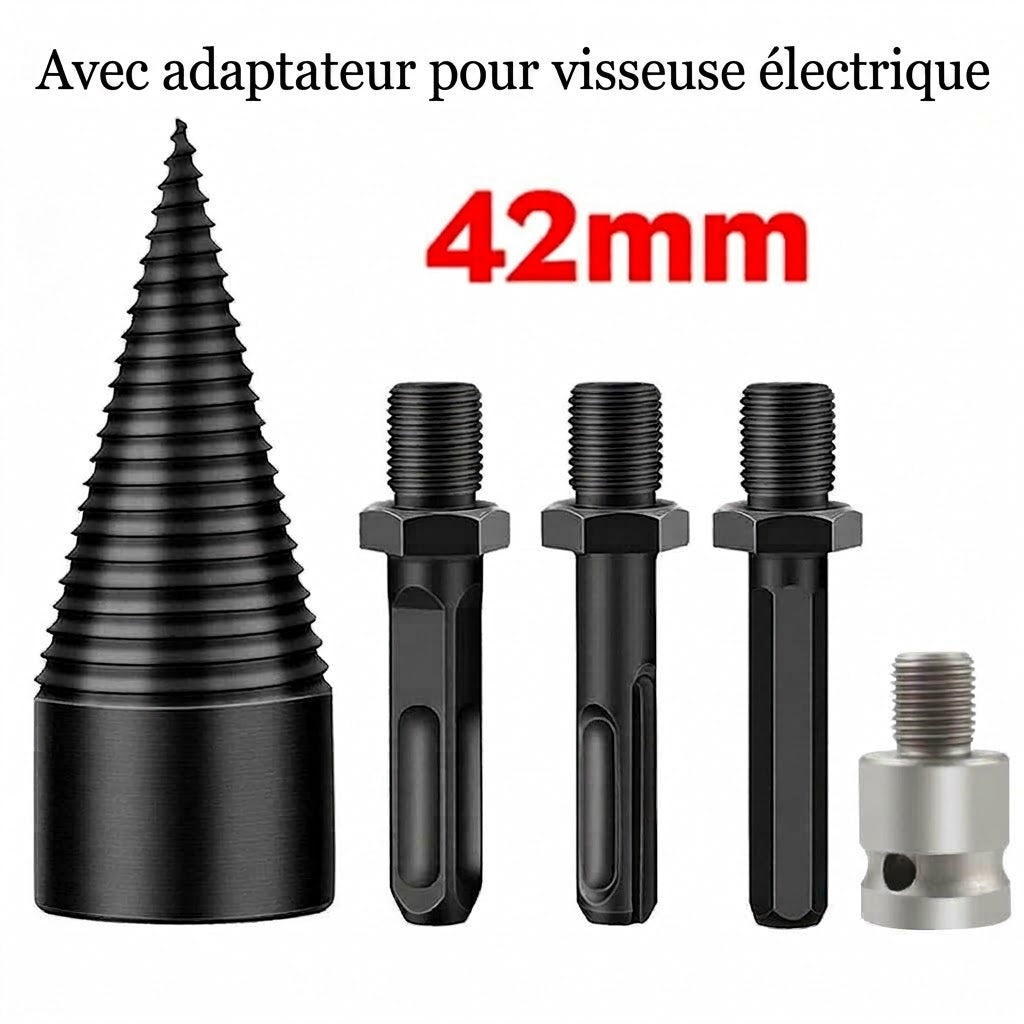 VaraLiving™ Foret Fendeur de Bûches pour Perceuse