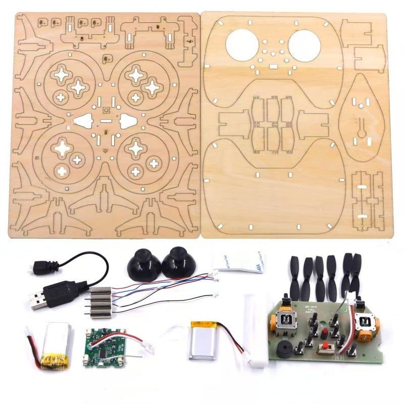 Drone en Bois DIY – Kit Scientifique STEM