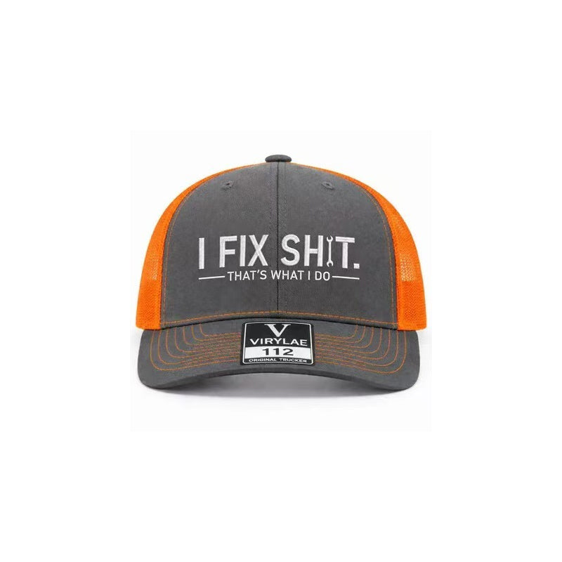 Casquette Trucker "I Fix Shit" – Style Camionneur