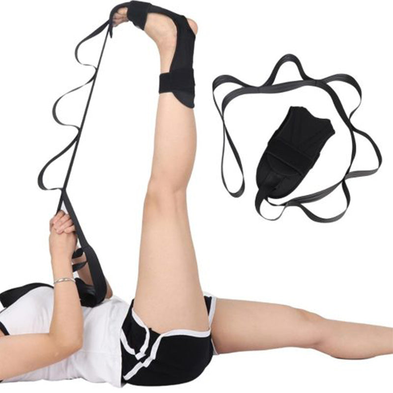 Sangle d'étirement multifonctionnelle pour pieds et jambes - Entraînement & Rééducation
