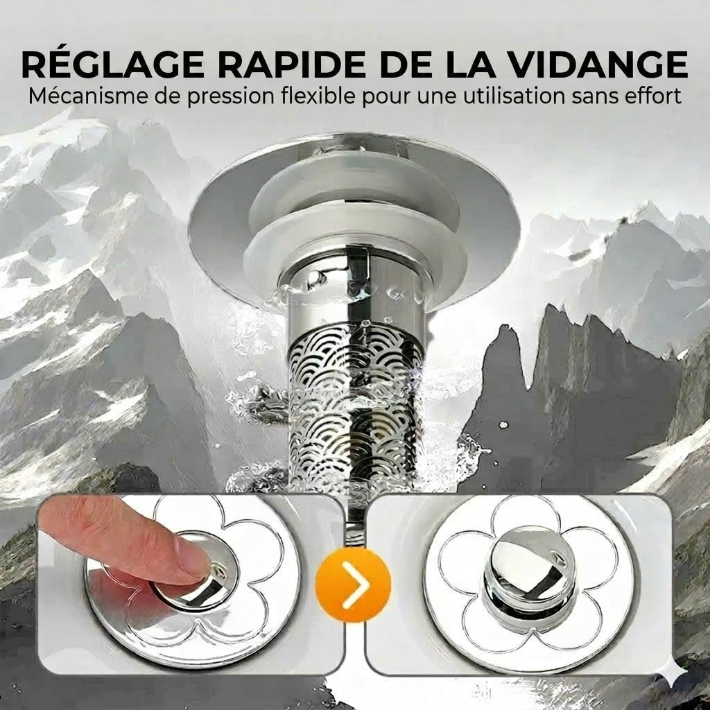 Filtre de Vidange en Inox – Anti-Obstruction