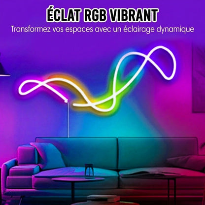 Bande lumineuse LED RGB flexible et intelligente avec application et télécommande VaraLiving™