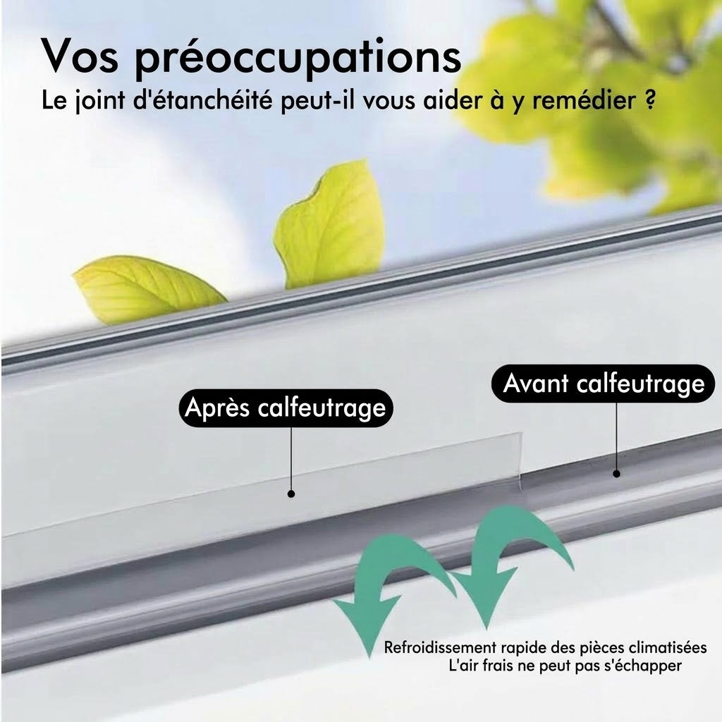 VaraLiving™ Joint d'Étanchéité 5 m | Coupe-Vent & Anti-Bruit