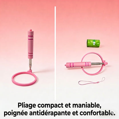 Ramasse-Crottes Télescopique & Portable – Pour des Balades Propres et Faciles