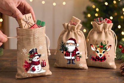 VaraLiving™ Sac Cadeau de Noël à Cordon Éco-Responsable