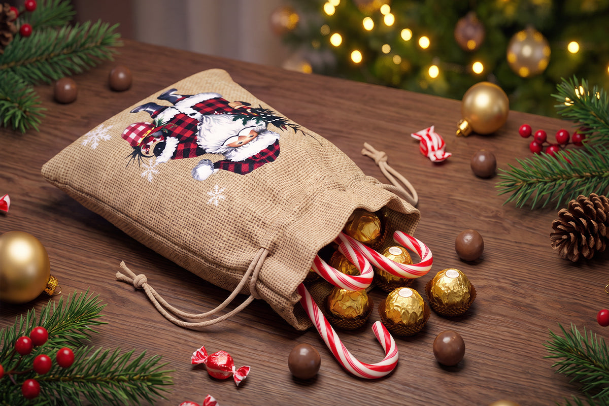 VaraLiving™ Sac Cadeau de Noël à Cordon Éco-Responsable