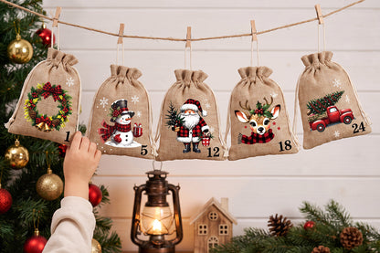 VaraLiving™ Sac Cadeau de Noël à Cordon Éco-Responsable
