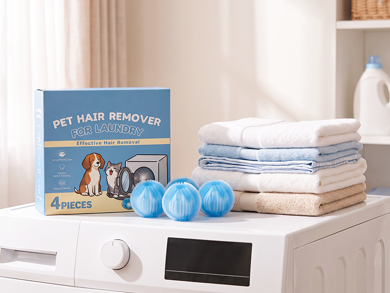 Balles anti-poils réutilisables OmniLiving™ | Pour poils d'animaux et machine à laver