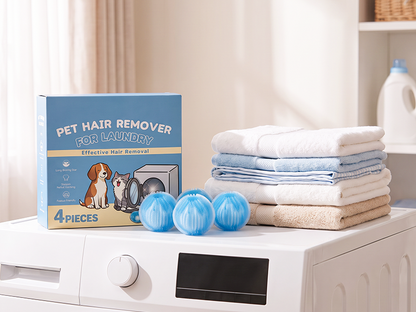 Balles anti-poils réutilisables OmniLiving™ | Pour poils d'animaux et machine à laver