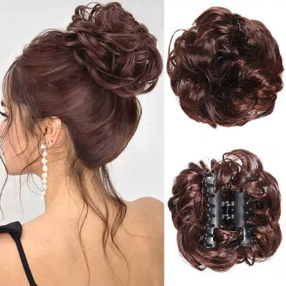 Chignon Flou avec Pince Crabe – Une Coiffure Parfaite en Quelques Secondes OFFRE : 1+1 GRATUIT !