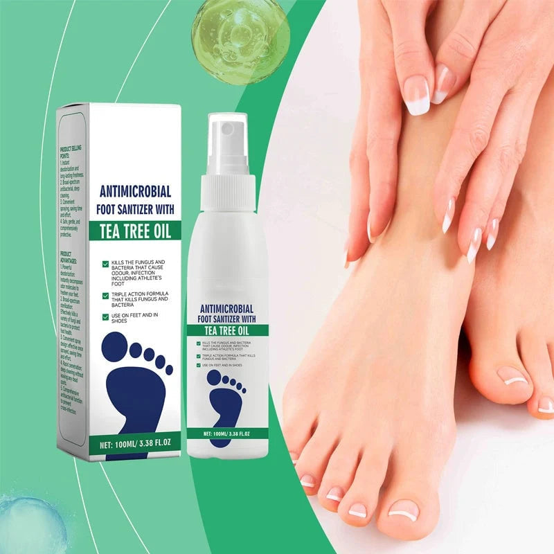 SilkEase™ Spray Pieds Antibactérien & Hydratant Intense
