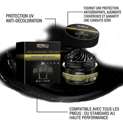 Rénovateur & Brillant Pneus Premium – Retrouvez un Noir Intense et un Aspect Neuf