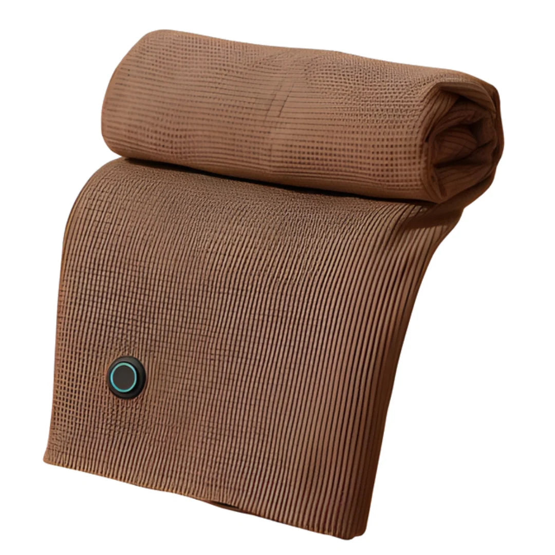 VaraLiving™ Plaid Chauffant Électrique en Flanelle (Minuterie & Thermostat)