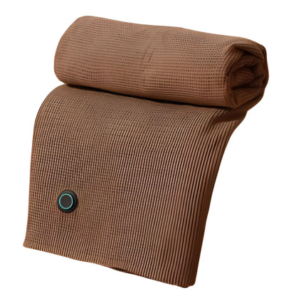 VaraLiving™ Plaid Chauffant Électrique en Flanelle (Minuterie & Thermostat)