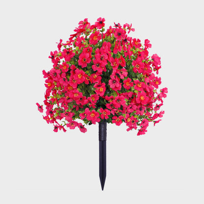 Bouquet Artificiel d'Eucalyptus & Violettes
