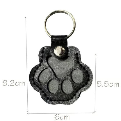 Porte-clés Souvenir Personnalisé en Cuir Véritable – "Toujours avec toi" (Chien & Chat) – [1 ACHETÉ = 1 OFFERT]