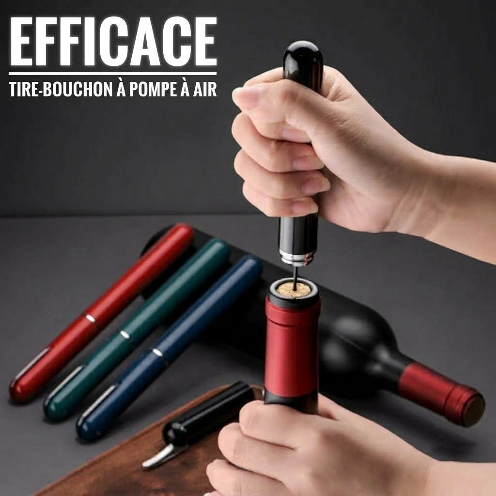 VaraLiving™ Tire-Bouchon à Pompe à Air (Design Stylo)