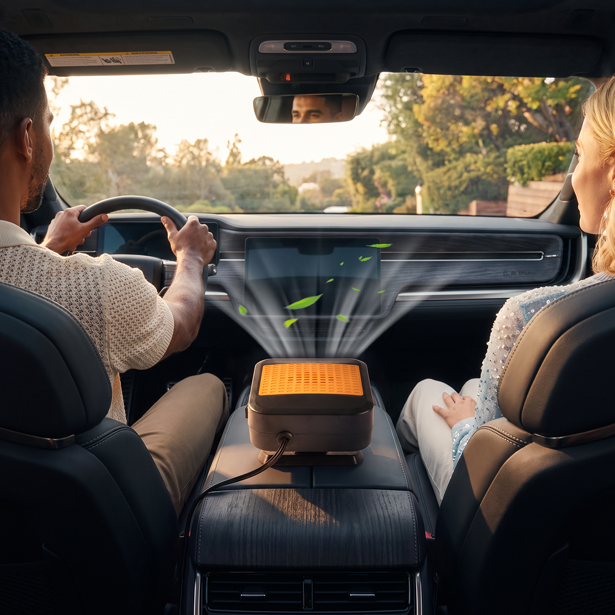 VaraTech™ Chauffage & Désembueur de Voiture Puissant 12V | Dégivreur Rapide pour Pare-Brise