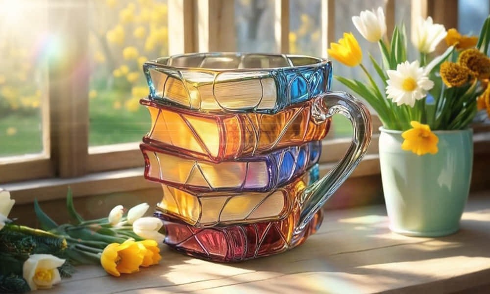 Mug livre en céramique peint à la main OmniLiving™