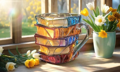 Mug livre en céramique peint à la main OmniLiving™