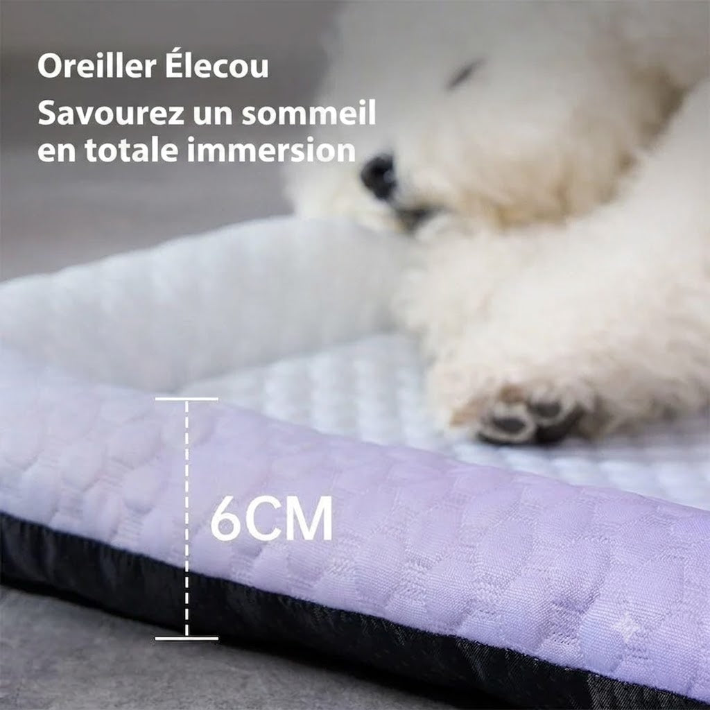 Tapis Rafraîchissant 3D pour Chiens & Chats – Lit d'Été Respirant avec Billes de Gel