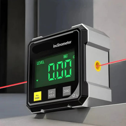 Inclinomètre Laser Magnétique Digital Vexton™ Pro – Rapporteur d'Angle Double Face de Précision