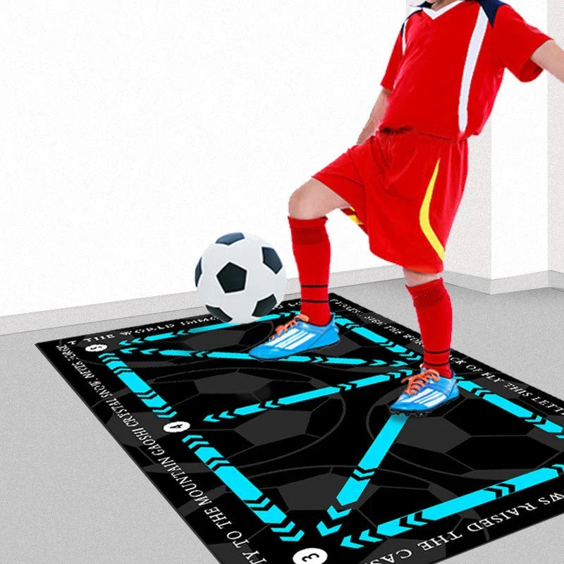 Tapis d'entraînement de football antidérapant NovaPulse™ (tapis d'agilité silencieux)