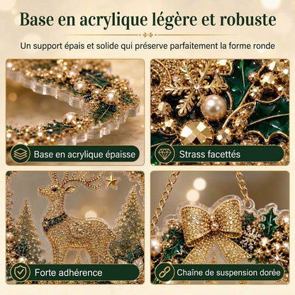 VaraLiving™ Kit Peinture Diamant de Noël DIY (Strass & Outils)