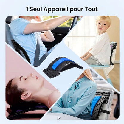 Civière Dorsale et Lombaire avec Massage d’Acupression