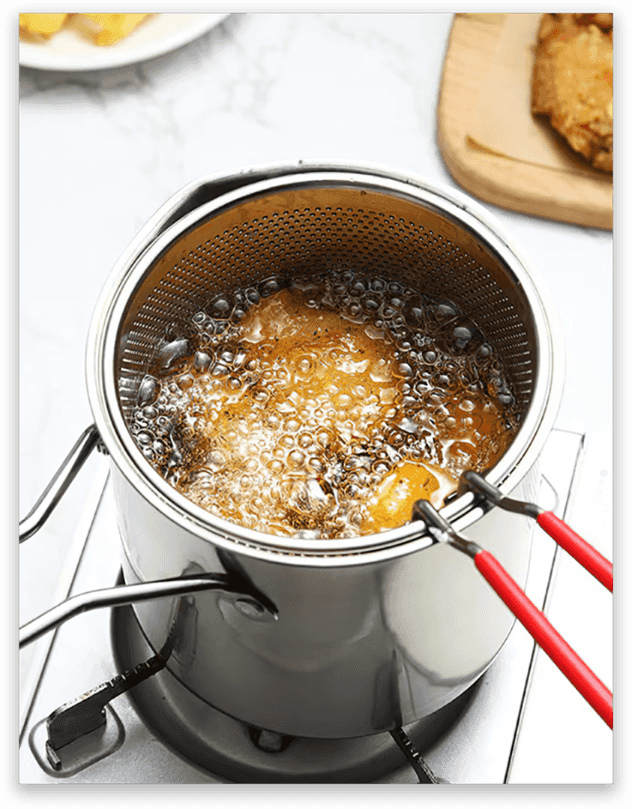 Friteuse multifonctionnelle en acier inoxydable OmniLiving™ (ensemble de 3 pièces)