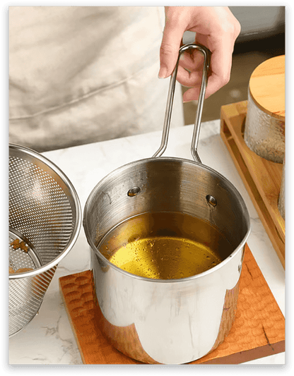 Friteuse multifonctionnelle en acier inoxydable OmniLiving™ (ensemble de 3 pièces)