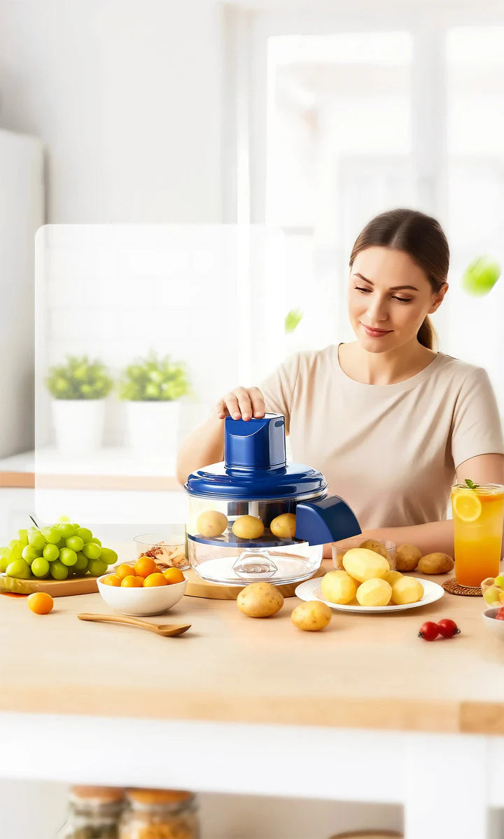 Éplucheur de fruits et légumes rechargeable - Machine à éplucher automatique