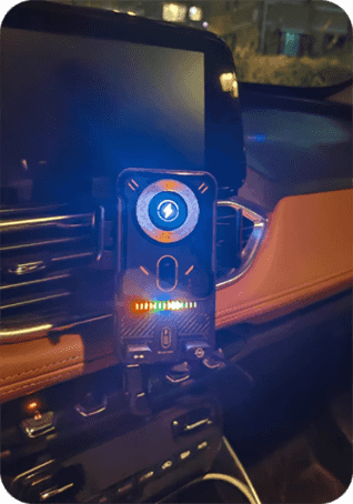 Chargeur de voiture sans fil et support de téléphone NovaPulse™ (charge rapide 15 W / support à capteur)