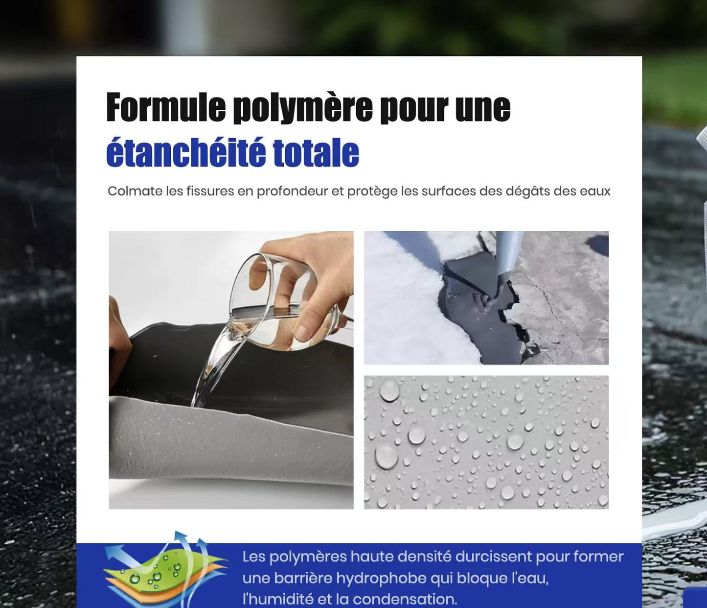 Mastic Polymère Étanche – Séchage Ultra-Rapide