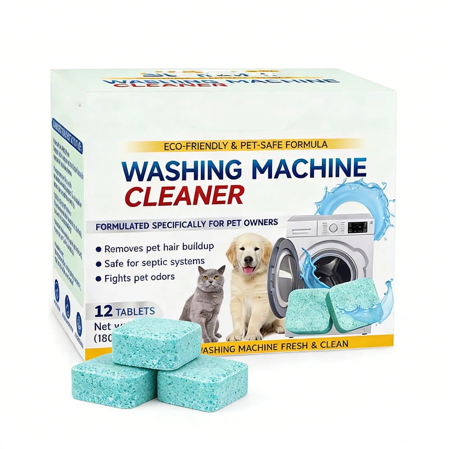 Pastilles Nettoyantes Lave-Linge – Élimination des Odeurs & Résidus