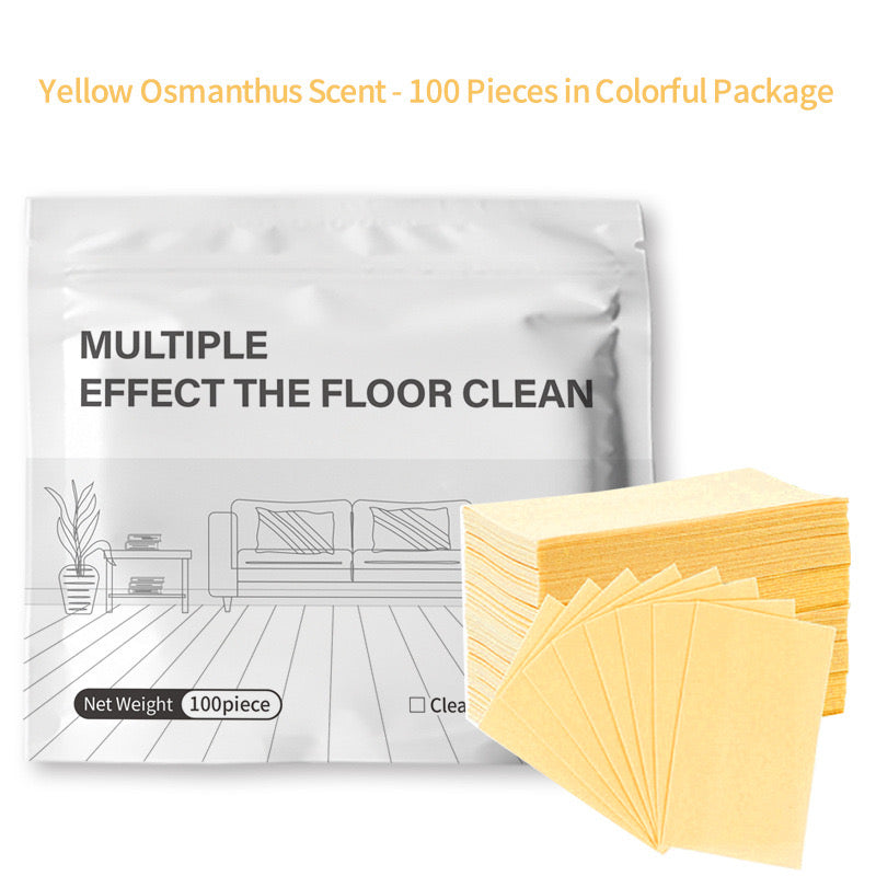 Feuilles Nettoyantes Hydrosolubles pour Sols – Éclat Instantané sans Effort