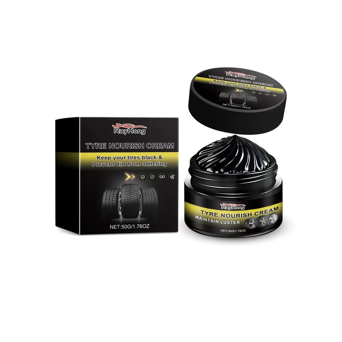 Rénovateur & Brillant Pneus Premium – Retrouvez un Noir Intense et un Aspect Neuf