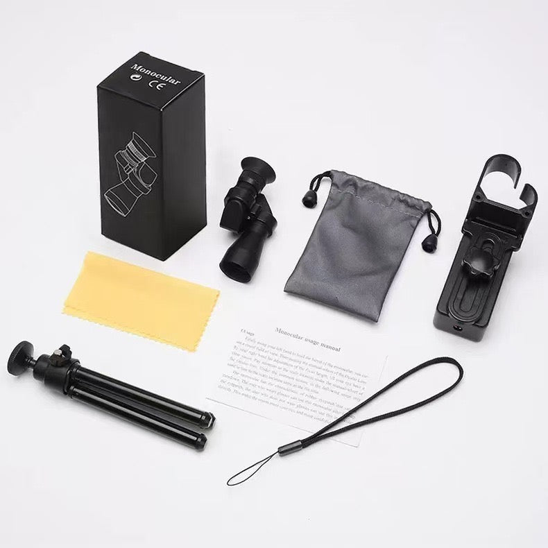 Monoculaire Mini HD pour Smartphone – Zoom Puissant & Portable
