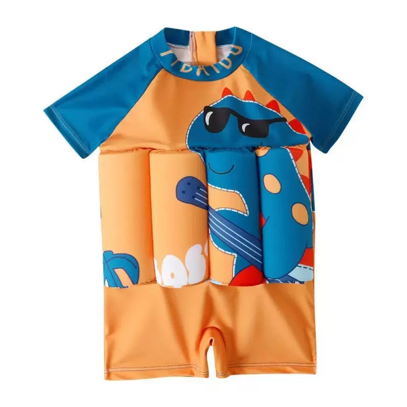 Maillot de Bain Flottant 3-en-1 pour Enfant – Protection Solaire Anti-UV UPF 50+
