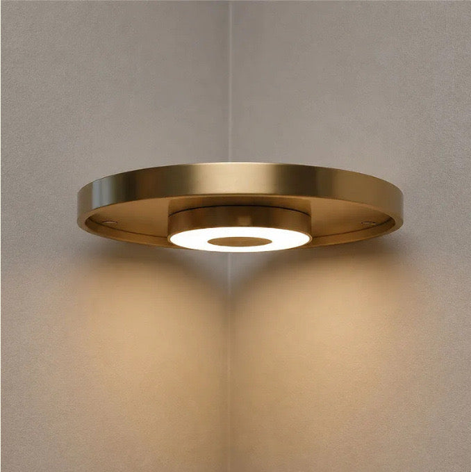 Étagère murale suspendue avec éclairage LED d'ambiance - Présentoir moderne pour plantes