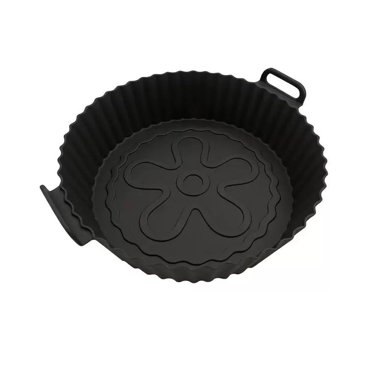 OmniLiving™  Moules en Silicone Réutilisables pour Airfryer | Paniers de Cuisson Antiadhésifs