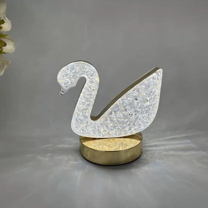 VaraLiving™ Veilleuse Tactile en Cristal Géométrique (Rechargeable USB)