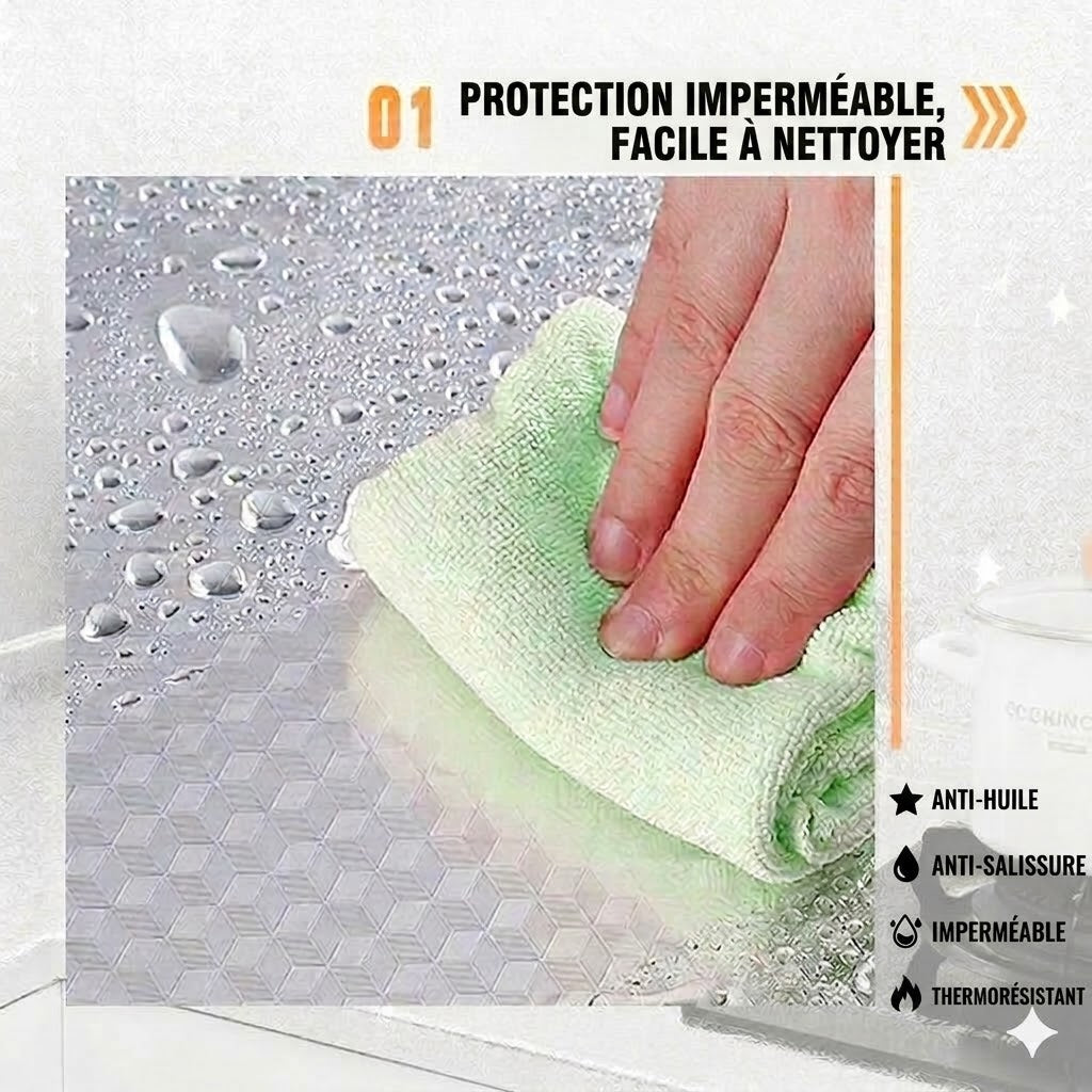 Film Auto-Adhésif de Cuisine – Anti-Huile & Protection