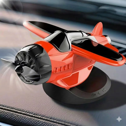 Avion Solaire Rotatif – Déco de Voiture