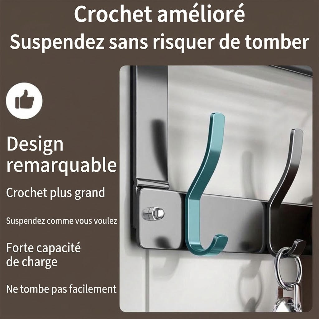 VaraLiving™ Organisateur de Porte Suspendu avec Paniers et Crochets