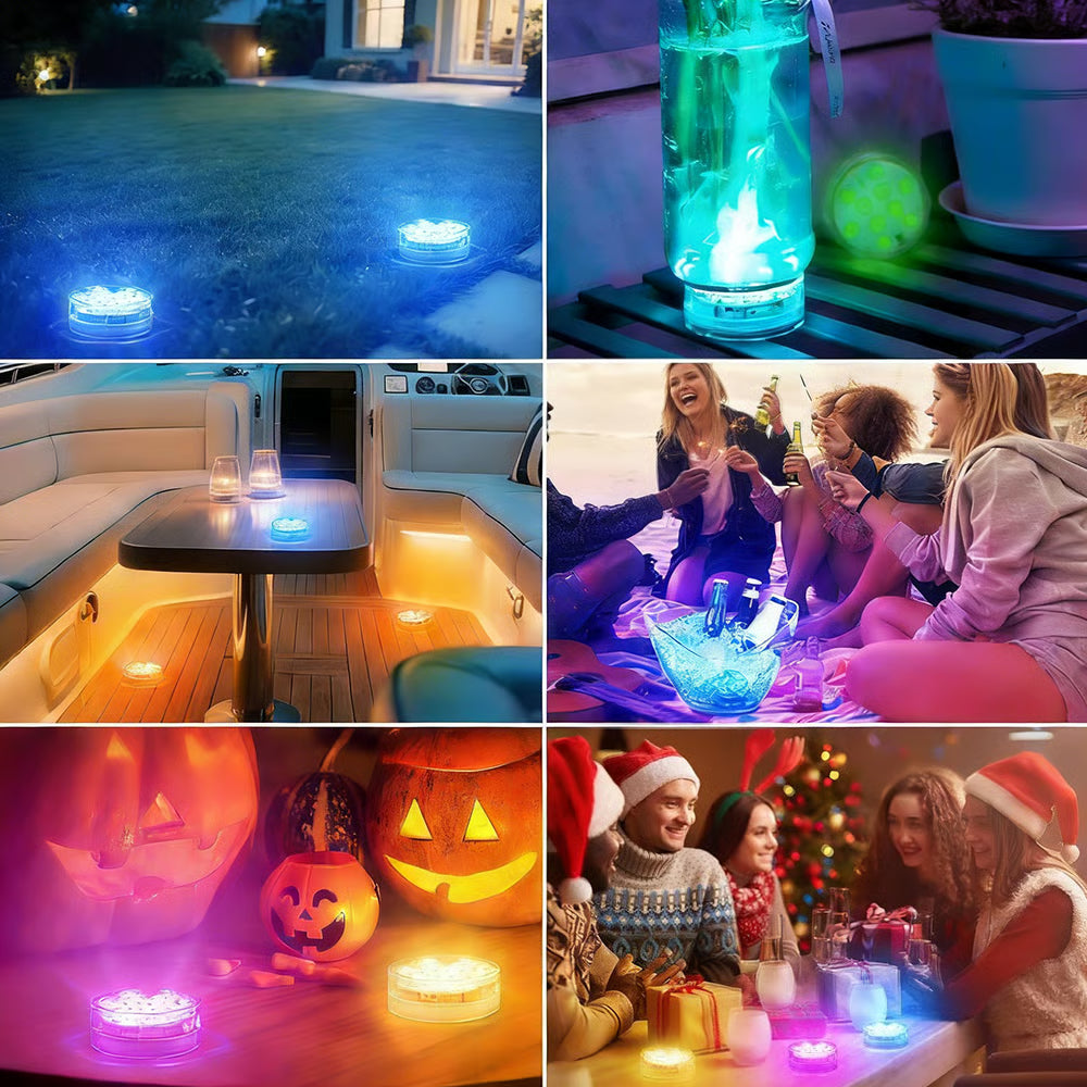 Lampe de Piscine LED RGB Étanche – 1 ACHETÉE = 1 OFFERTE (Pack de 2)